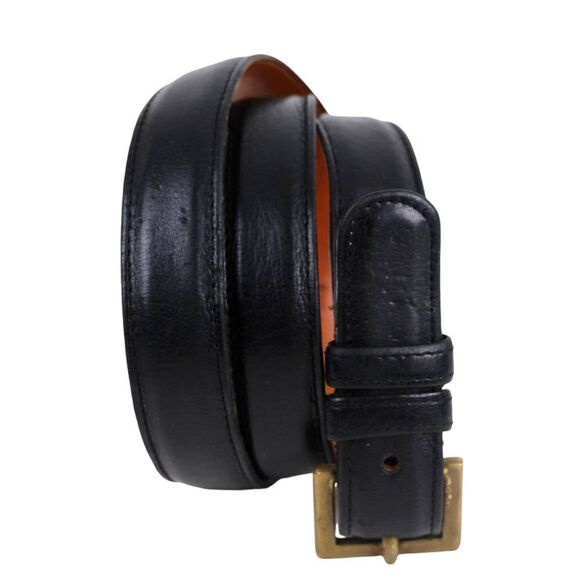 Coach BLACK GENUINE LEATHER 1"Wd CLASSIC CASUAL DRESS MEN'S BELT Sz 34/85(P27 - Picture 1 of 13